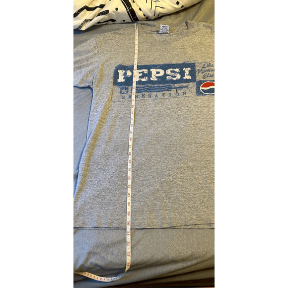 Vintage 90s Pepsi Generation Like Nothing Else T-shirt Gray L/XL Made In USA - Picture 8 of 8